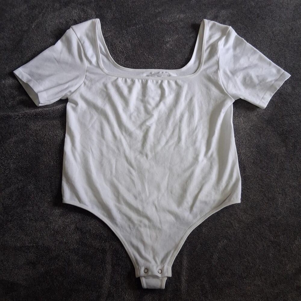 Poof Women's White Bodysuit